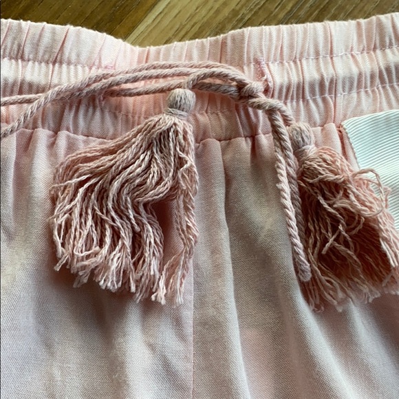 LF BSBW Drawstring Pink Color Block Shorts Medium - Picture 2 of 4